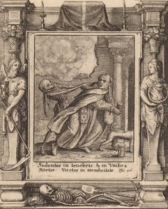 Munkki, 1651. tekijältä Wenceslaus Hollar