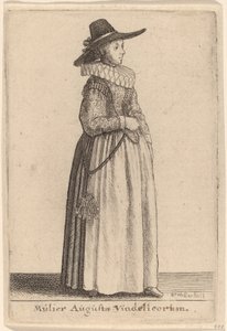 Augusta of Vindelicon vaimo tekijältä Wenceslaus Hollar