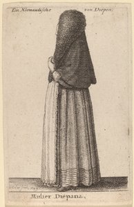 Diepanan vaimo tekijältä Wenceslaus Hollar