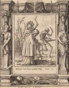 Vanha nainen, 1651. tekijältä Wenceslaus Hollar