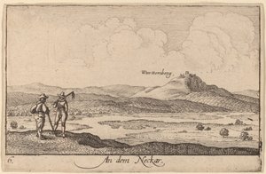 Neckarilla tekijältä Wenceslaus Hollar