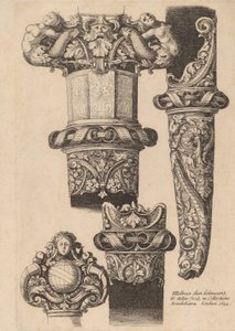 Koriste tikariin ja huotraan, 1644. tekijältä Wenceslaus Hollar