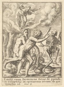 Kadonnut paratiisi, Kuolemantanssista, 1651. tekijältä Wenceslaus Hollar