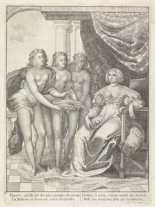Amalia van Solmsin muotokuva tekijältä Wenceslaus Hollar