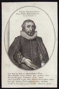 Pastori Alexander Henderson tekijältä Wenceslaus Hollar