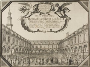 Kuninkaallinen vaihto tekijältä Wenceslaus Hollar