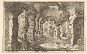 Colosseumin rauniot, n. 1650 tekijältä Wenceslaus Hollar