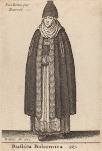 Bohemian Country, 1643. tekijältä Wenceslaus Hollar