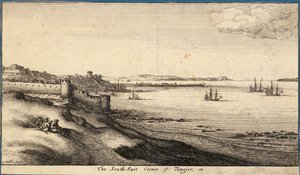 Tangerin kaakkoiskulma. Valtio 1 tekijältä Wenceslaus Hollar