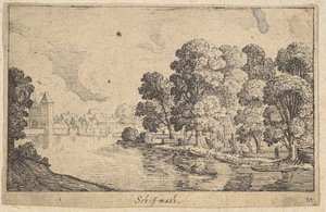 Schiff-math, 1625-77. tekijältä Wenceslaus Hollar