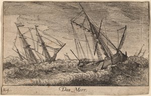Merimaisema tekijältä Wenceslaus Hollar