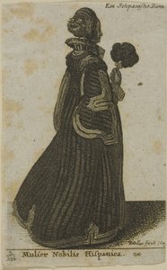 Espanjalainen aatelisnainen tekijältä Wenceslaus Hollar
