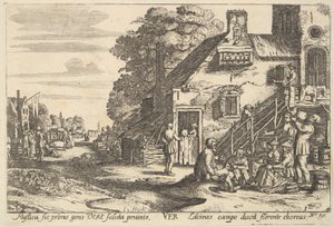 Kevät, 1629. tekijältä Wenceslaus Hollar