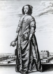 Kevät, 1643 (etsaus) tekijältä Wenceslaus Hollar