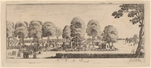 Kevät: ampumarata tekijältä Wenceslaus Hollar