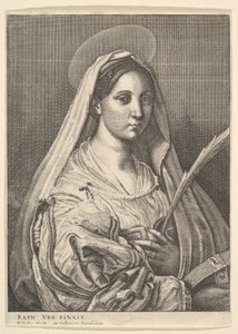 Pyhä Katariina Aleksandrialainen, 1644-52. tekijältä Wenceslaus Hollar