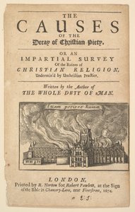 St. Pauls Burning, Lex ignea, 1671 tai sen jälkeen. tekijältä Wenceslaus Hollar