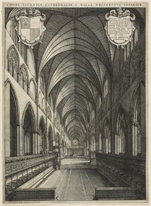 Pyhän Paavalin kuoro tekijältä Wenceslaus Hollar