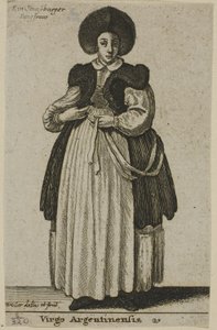 Strasbourgin nainen tekijältä Wenceslaus Hollar