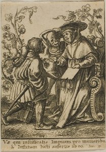 Kardinaali ja kuolema tekijältä Wenceslaus Hollar