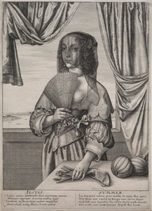 Neljä vuodenaikaa: Kesä, 1641. tekijältä Wenceslaus Hollar