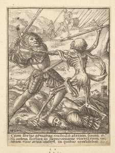 Ritari, Kuolemantanssista, 1651. tekijältä Wenceslaus Hollar