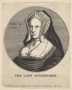 Lady Guldeforde Mary, Lady Guildford, 1647. tekijältä Wenceslaus Hollar