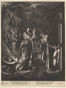 Ceresin pilkkaaminen, 1646. tekijältä Wenceslaus Hollar