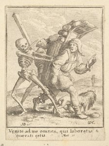 Pedlar, Kuolemantanssista, 1651. tekijältä Wenceslaus Hollar