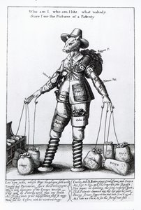 "Pattentyn kuva", noin 1641-50. tekijältä Wenceslaus Hollar