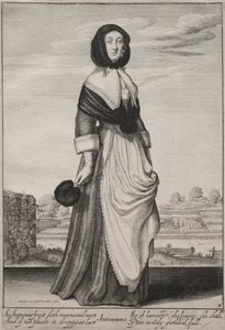 Vuodenajat: Syksy, 1643-1644. tekijältä Wenceslaus Hollar