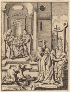 Käsien pesu tekijältä Wenceslaus Hollar