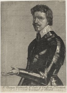 Thomas Wentworth, Straffordin ensimmäinen jaarli tekijältä Wenceslaus Hollar