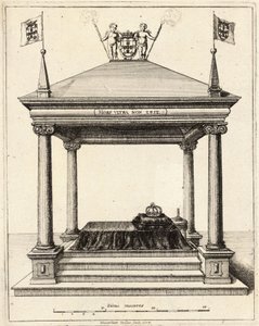 Prinssi Theodosio de Bragançan hauta. Valtio 2 tekijältä Wenceslaus Hollar