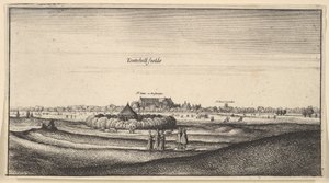 Tootekukkulan kentät... Esite, 1625-77 tekijältä Wenceslaus Hollar