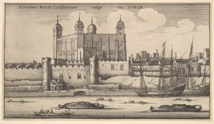 Lontoon Tower tekijältä Wenceslaus Hollar