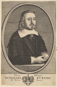 Vera Effigies Guilielmi Burton L.L. Ylioppilastutkinto, 1657-58. tekijältä Wenceslaus Hollar