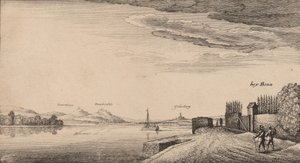 Näkymä Lewenbergistä. tekijältä Wenceslaus Hollar