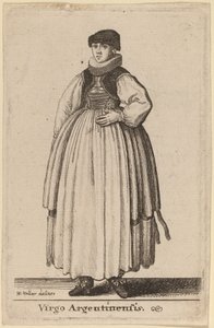 Argentiinalainen neitsyt tekijältä Wenceslaus Hollar