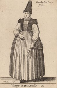 Baselin neitsyt, 1644. tekijältä Wenceslaus Hollar
