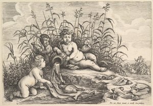 Water The Four Elements, n. 1647. tekijältä Wenceslaus Hollar