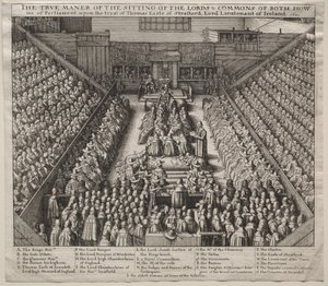 Westminster Hall, sisätilat, Straffordin jaarlin oikeudenkäynti