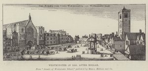 Westminster vuonna 1650 tekijältä Wenceslaus Hollar