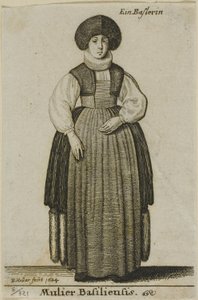 Baselin nainen tekijältä Wenceslaus Hollar