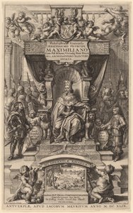 "Universumin filosofia" otsikkosivu tekijältä Wenceslaus Hollar after Abraham van Diepenbeeck