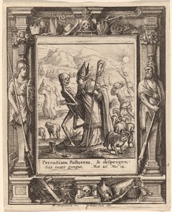 Piispa tekijältä Wenceslaus Hollar after Hans Holbein the Younger after Abraham van Diepenbeeck