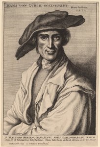 Hans von Zurch, kultaseppä tekijältä Wenceslaus Hollar after Hans Holbein the Younger