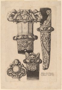 Koriste tikariin ja huotraan tekijältä Wenceslaus Hollar after Hans Holbein the Younger