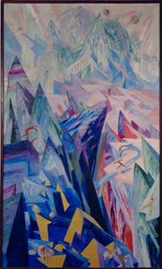 Neron polku (öljy kankaalle)