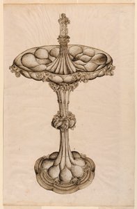 Piirustus, hopeinen keskipiste, 1498 tekijältä Wenzel von Olmütz